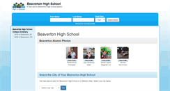 Desktop Screenshot of beavertonhighschool.org